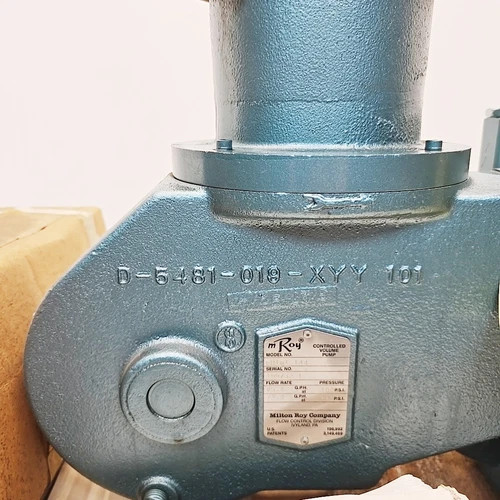 Milton Roy FR161-144 Controlled Volume Pump with Doerr 0.75 HP 1725 RPM Motor — product image 2 of 7