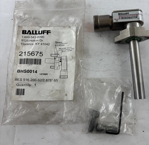 Balluff Strokemaster Inductive Sensor BHS0014 BES 516-200-S2/2.875"-S5 — product image 2 of 6
