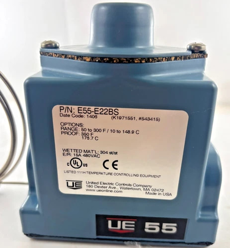 United Electric Controls Type E55 Temperature Switch E55-E22BS — product image 3 of 8