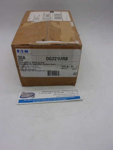 Eaton DG221URB General Duty Safety Switch 30A 240V 2P NEMA 3R — product image 2 of 8