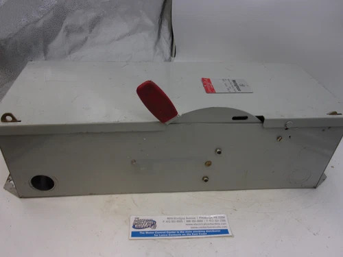 Westinghouse HFN323 Heavy Duty Safety Switch, 100 Amp, 240V, NEMA 1 — product image 7 of 9