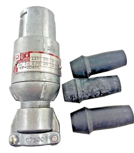 Hubbell Killark KP-20ABC KR/KRS Series Pin & Sleeve Plug 20A 115/230VAC — product image 2 of 5