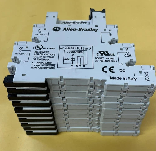 Allen-Bradley 700-HLT1U1 Terminal Block Relay with Socket Series A (Lot of 12)