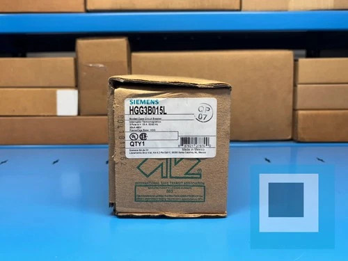 Siemens HGG3B015L 3-Pole 15A 480V Molded Case Circuit Breaker — primary product image