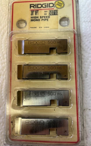 RIDGID 50710 High-Speed RH NPT Pipe Dies for 3/8" Pipe — primary product image