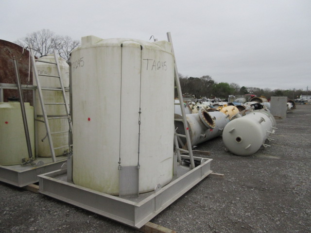 1000 Gallon Vertical Polyethylene Storage Tank TA245 — product image 2 of 7