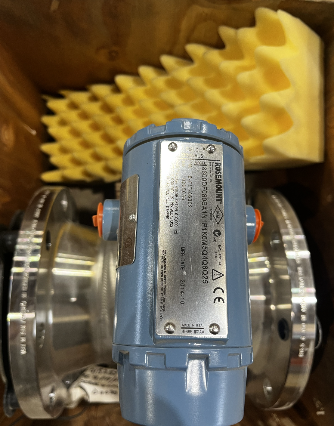 Rosemount 8800D Vortex Flowmeter 6 Inch 150 ANSI Flanged — product image 3 of 3