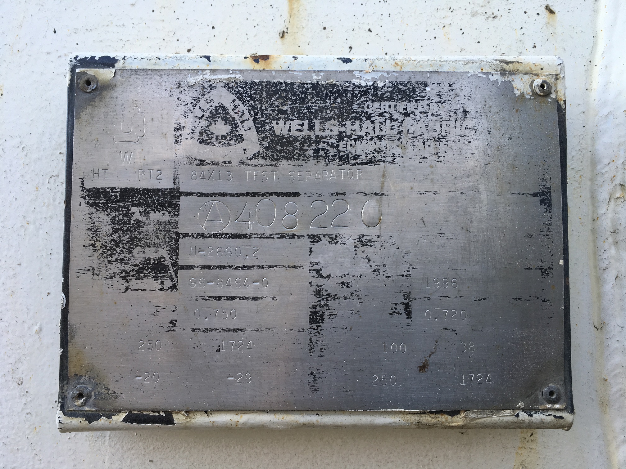 Wells-Hall 7' x 13' Horizontal Test Separator Unit — product image 10 of 10