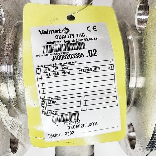 Neles Jamesbury 2-inch Ball Valve RECA02CJJSTA with VPLV100DABD Pneumatic Actuator — product image 5 of 10
