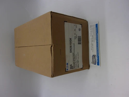 Eaton DH261UGK Heavy Duty Safety Switch 30A 600V 2P Non-Fusible NEMA 1 — product image 2 of 8