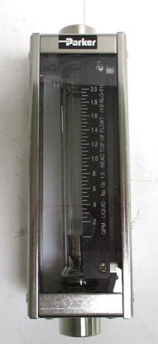 Parker Porter P46012243W Stainless Steel Glass Tube Flowmeter 1/2" FNPT — product image 2 of 7