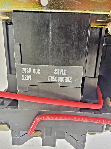 Westinghouse A200M1CB NEMA Size 1 3-Pole Magnetic Motor Starter — product image 9 of 11