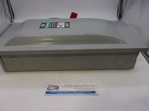 Siemens GNF323 Non-Fusible General Duty Safety Switch, 100A, 240V, 3-Pole, NEMA 1 — product image 7 of 7