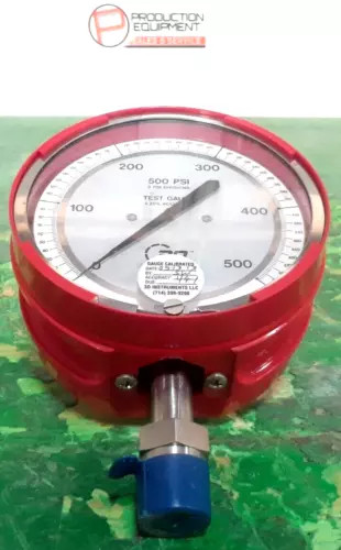 3D Instruments AccuDrive 25544-27C53 4.5 Inch Test Gauge, 0-500 PSI