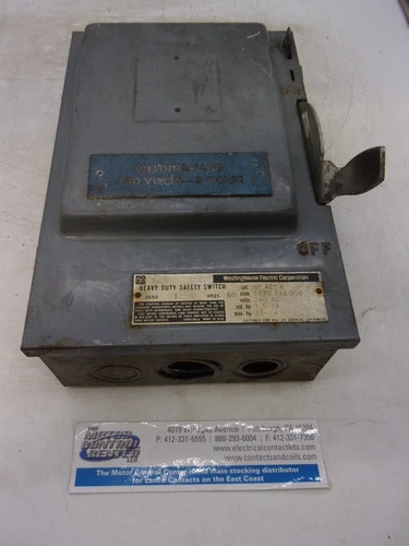 Westinghouse HF422N Heavy Duty Safety Switch, 60A, 240V, 3P/4W, Fusible, NEMA 1 — primary product image