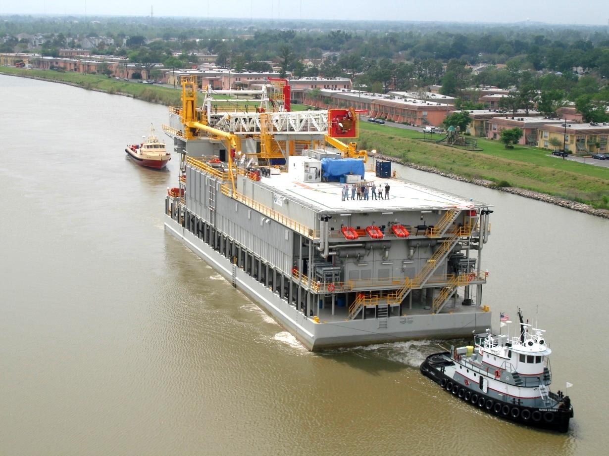 TDS Barge Rig 22 - 3,000 HP Posted Barge Drilling Rig