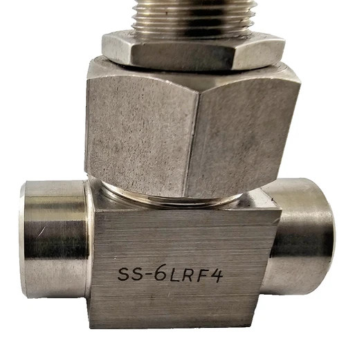 Whitey SS-6LRF4 3/8" Stainless Steel Angle Pattern Needle Valve — product image 2 of 6