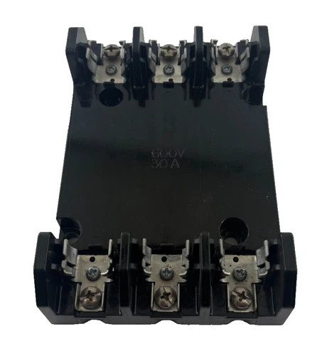 Marathon F30A3S 3-Pole Class H Fuse Block, 600V 30A — primary product image