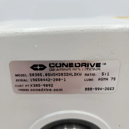 Cone Drive AccuDrive Series S Gearbox S0305.0SWSHD03DHLDKW 5:1 Ratio — product image 4 of 9