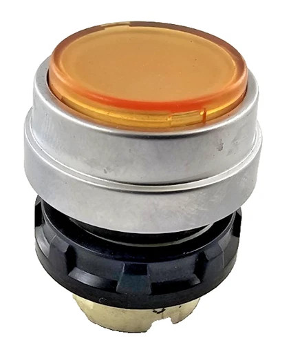 Square D 9001D4Y1Y Pilot Light 120V Yellow Lens 30mm Panel Mount — product image 4 of 5