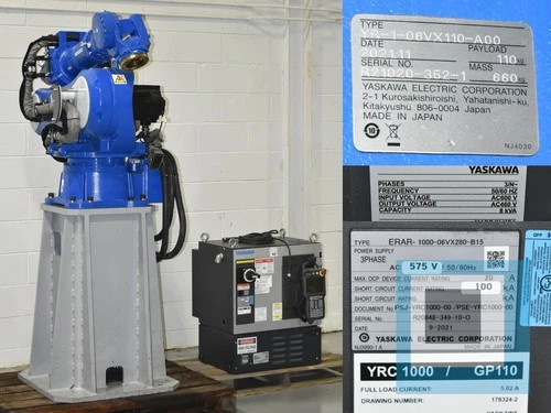 Yaskawa Motoman GP110 Industrial Robot with YRC1000 Controller