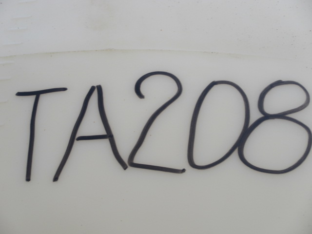 135 Gallon Polyethylene Vertical Storage Tank on Steel Stand, Model TA208 — product image 3 of 5