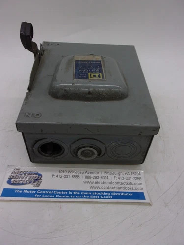 Square D D321 General Duty Safety Switch, 30A, 3P, Fusible, 240V, NEMA 1 — product image 5 of 7