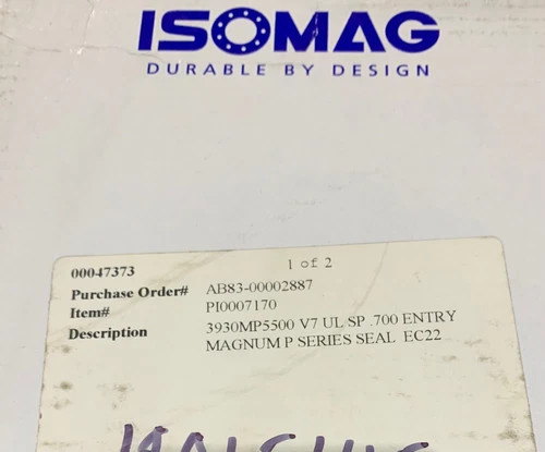 Isomag Magnum P Series Bearing Isolator Seal P10007170