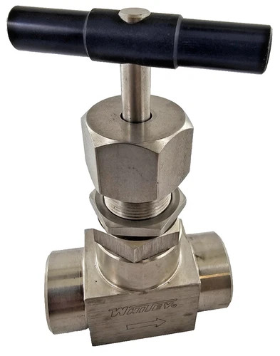 Whitey SS-7RF6 Stainless Steel Needle Valve, 3/8" Tube — product image 4 of 7