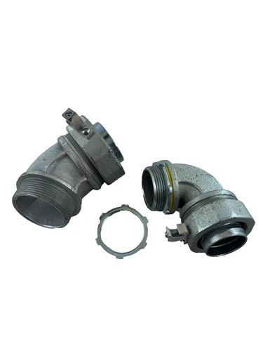 Eaton Crouse-Hinds LT15090G 1-1/2" 90-Degree Liquidtight Grounding Connector without Insulated Throat (Quantity 2) — product image 4 of 5