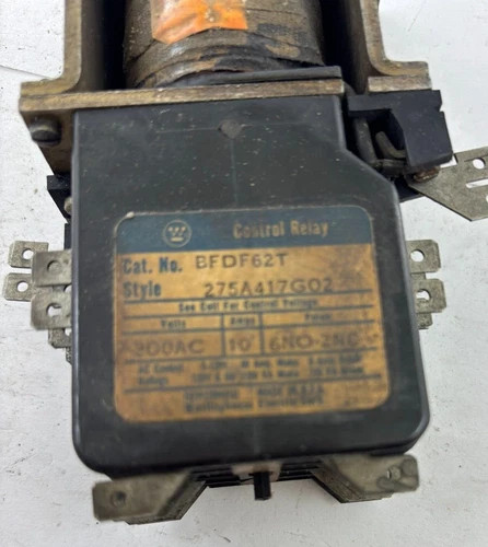Westinghouse BFDF62T Control Relay 275A417G02 — product image 2 of 6
