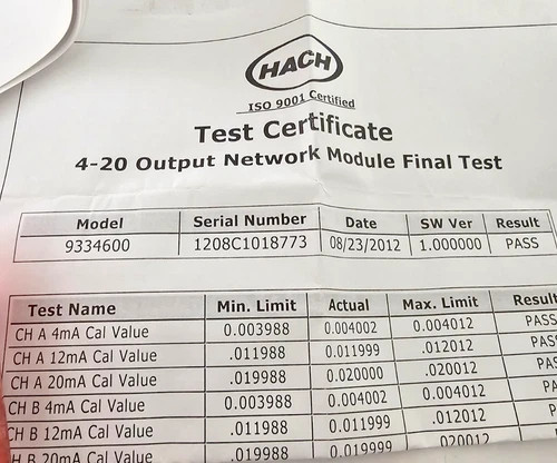 Hach 9334600 4-20mA Output Expansion Module for SC200 Universal Controller — product image 5 of 5