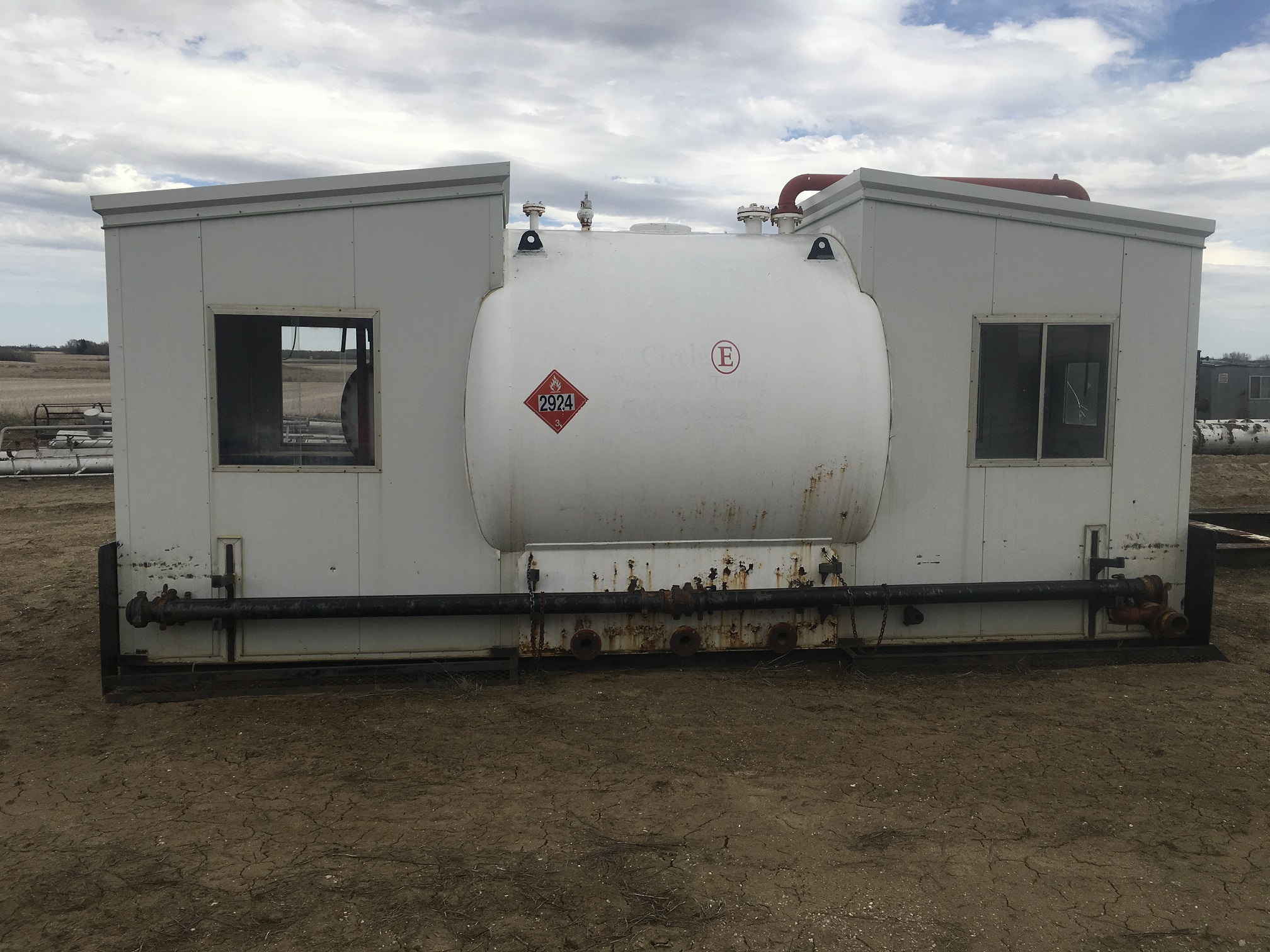 Soudure F.M. Inc. Horizontal Pressure Vessel FMO 5134, 8' Diameter x 7' Length