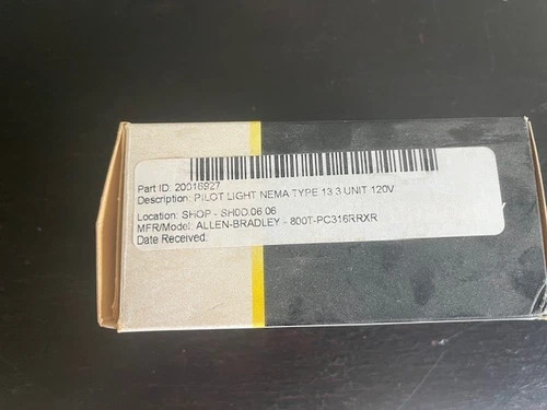 Allen Bradley 800T-PC316RRXR Cluster Pilot Light 120VAC — product image 3 of 6
