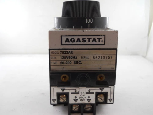 AGASTAT 7022AE Electropneumatic Timing Relay