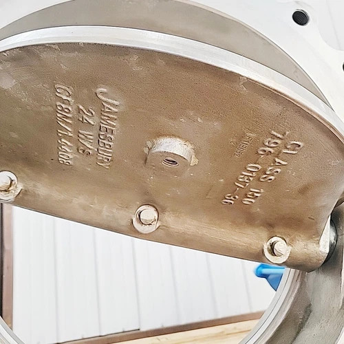 Neles Jamesbury 24" CL-150 Wafer Sphere Butterfly Valve 316SS 8151-113600XZ — product image 3 of 12