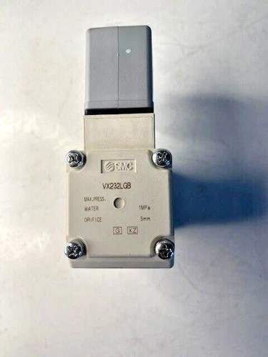 SMC Solenoid Valve VX232LG13 24VDC 2-Way 3/8" NPT — product image 2 of 4