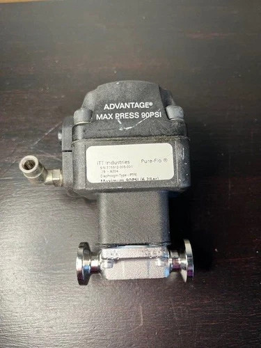 ITT Pure-Flo 1/4" Diaphragm Valve with Advantage A204 Pneumatic Actuator — primary product image