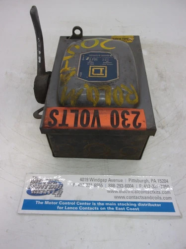 Square D 45251 30 Amp 240 Volt Fusible Disconnect Switch 2 Pole — product image 6 of 8