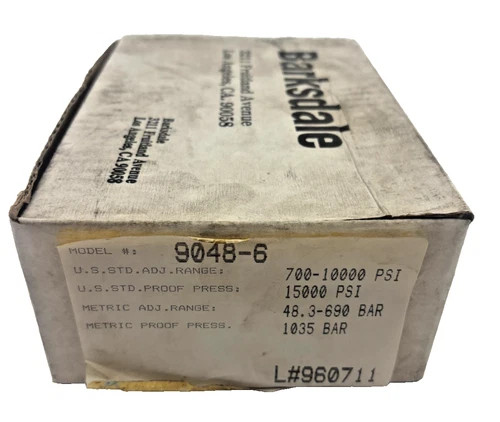 Barksdale 9048-6 Sealed Piston Pressure Switch, 700-10000 PSI — product image 7 of 7
