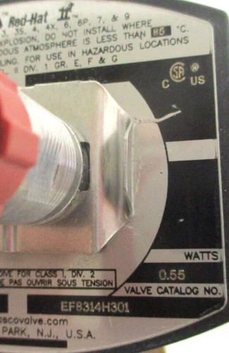 ASCO Red Hat Explosion-Proof Solenoid Valve EF8314H301 — product image 6 of 7