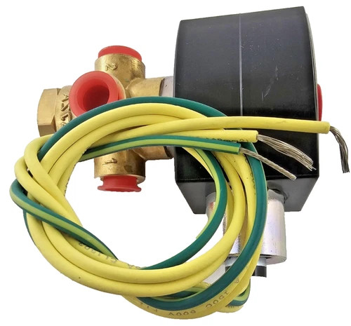 ASCO Red-Hat II EFHB8320G174 Solenoid Valve 1/4" 3-Way Brass — product image 2 of 7