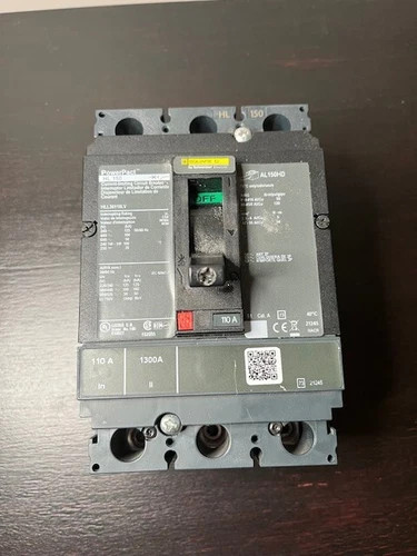 Square D HLL36110LV PowerPact H Circuit Breaker 110A 600VAC 3P