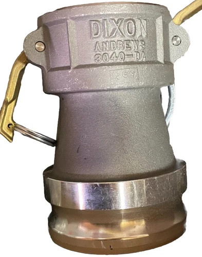 Dixon Andrews 3040-DA-AL Cam and Groove Reducer Coupling, 3" Female x 4" Male, Aluminum — primary product image