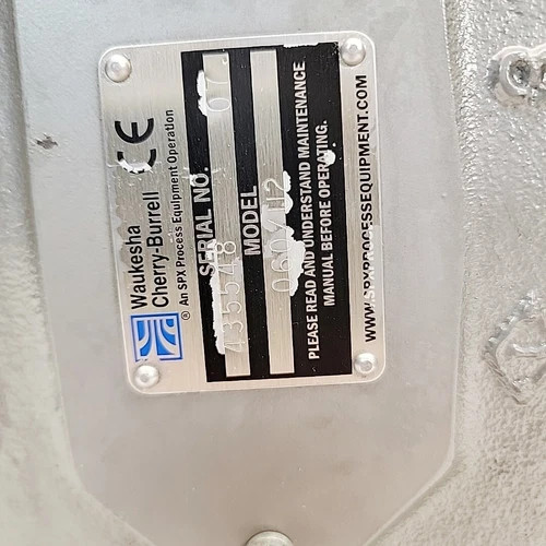 Waukesha Cherry-Burrell 060 U2 Positive Displacement Pump 3" 316SS — product image 2 of 20