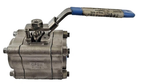 Jamesbury 1.5 Inch Series 4000 Model 4B 3600 TTB2 Stainless Steel Ball Valve — product image 3 of 5