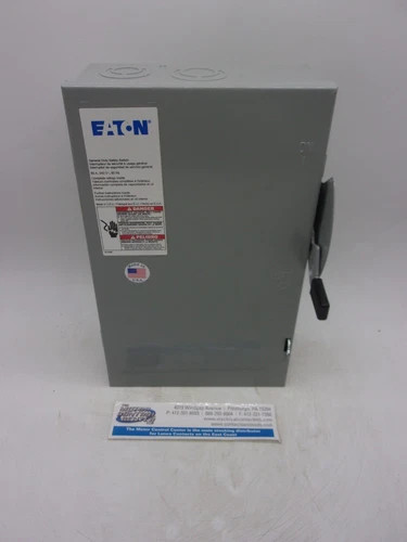Eaton DG322UGB General Duty Safety Switch 60A 240V 3-Pole Non-Fusible NEMA 1 — product image 3 of 8