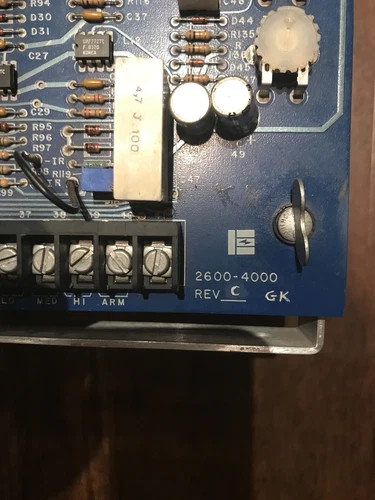 Emerson ES-2600RG DC Drive 2HP/1HP 2600-8000 — product image 3 of 4
