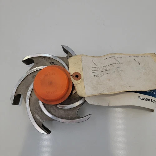 Goulds 3196 MTX Centrifugal Pump Impeller, 2x3-6, 6 Vane, 5.875" Diameter, 316SS — product image 2 of 7