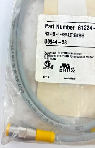 Hach 61224-00 Digital Extension Cable – Industrial Connector Assembly — product image 2 of 3